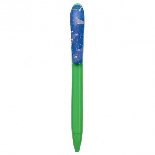 Printed Clip Pens green